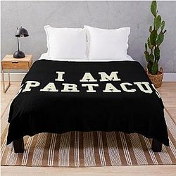 I Am Spartacus Throw Blanket