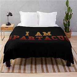 I Am Spartacus Throw Blanket