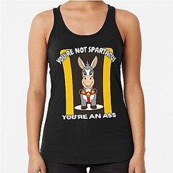 You are Not Spartan Racerback Tank