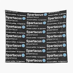 I'm Spartacus Blue Badge Verified Tapestry