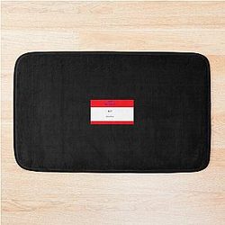 Hello My Name Is Spartacus Bath Mat