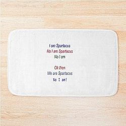 The argument goes on over who is Spartacus Bath Mat