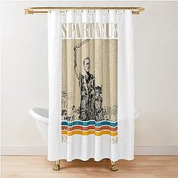 Retro Spartacus Shower Curtain