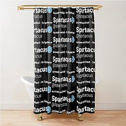 I'm Spartacus Parody Social Network Account Name Shower Curtain