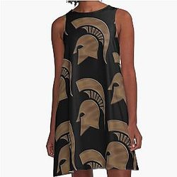 WE ARE SPARTACUS A Line Dress