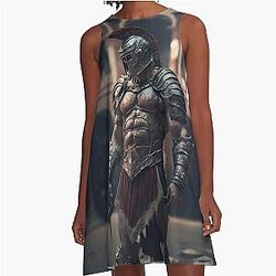 Gladiator A-Line Dress