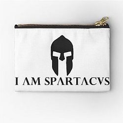 I am Spartaus Zipper Pouch