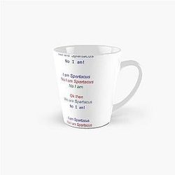 The argument goes on over who is Spartacus mug