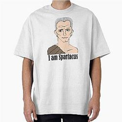 Kirk Douglas Spartacus Fan Art Oversized T-Shirt