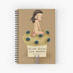 Syrian Love Chibi Nasir Spiral Notebook