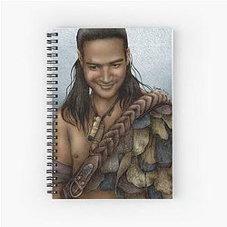 Nasir's Smile (Nagron, Spartacus) Colorized Version Spiral Notebook