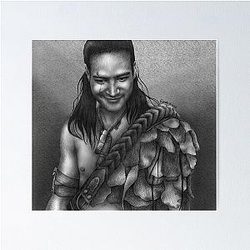 Nasir's Sneaky Smile Spartacus Poster