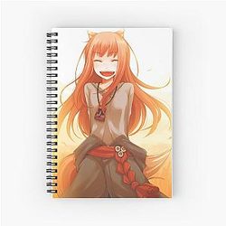 Horo Spice and Wolf Spiral Notebook