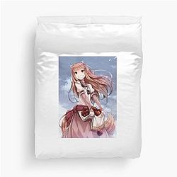 Holo with a Bundle of Apples - Spice and Wolf Duvet Cover