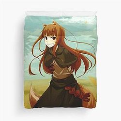 Horo Spice and Wolf Duvet Cover