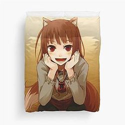 Horo Spice and Wolf Duvet Cover