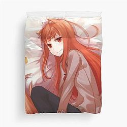 Horo Spice and Wolf Duvet Cover