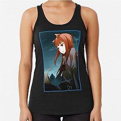 Horo Spice and Wolf Racerback Tank Top
