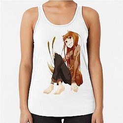 Horo Spice and Wolf Racerback Tank Top