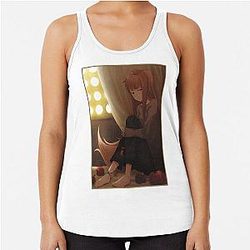 Horo Spice and Wolf Racerback Tank Top