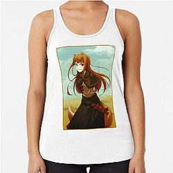 Horo Spice and Wolf Racerback Tank Top