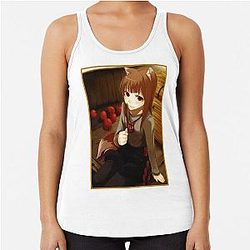 Horo Spice and Wolf Racerback Tank Top