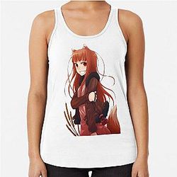 Horo Spice and Wolf Racerback Tank Top