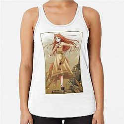 Horo Spice and Wolf Racerback Tank Top