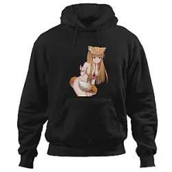 Holo Spice And Wolf Anime Waifu Hoodies