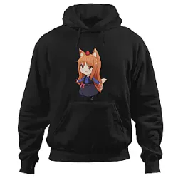 Holo Chibi PTTT2705  Spice And Wolf Hoodies