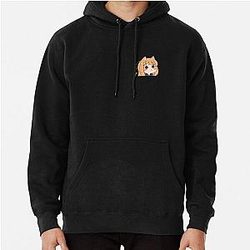 Peeking Chibi Holo Pout - Spice and Wolf Pullover Hoodie