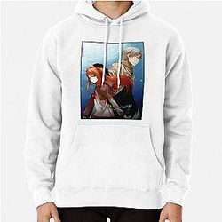 Horo and Lawrence Spice and Wolf Pullover Hoodie