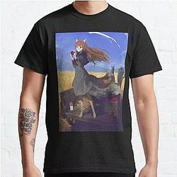 Holo Spice and Wolf Artwork For Otaku Classic T-Shirt