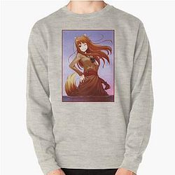 Horo Spice and Wolf Pullover Sweatshirt
