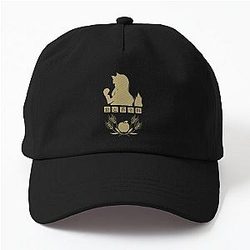 Horo - Spice and Wolf Logo (Gold) Dad Hat
