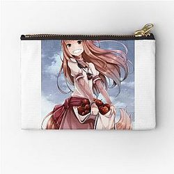 Holo with a Bundle of Apples - Spice and Wolf Zipper Pouch