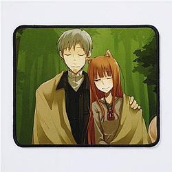 Horo and Lawrence Spice and Wolf Mouse Pad