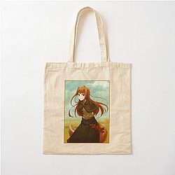Horo Spice and Wolf Cotton Tote Bag