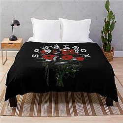 new best spiritbox new logo Throw Blanket