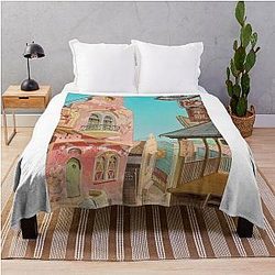 Spirited Away Town Throw Blanket RB2907