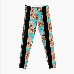 Spirited Away Town Poster Leggings RB2907