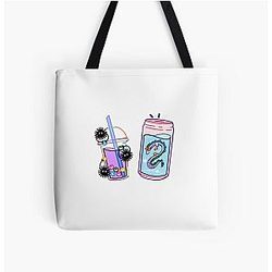 Spirited Away Sticker All Over Print Tote Bag RB2907