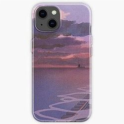 Spirited Away Railroad Nighttime Aesthetic iPhone Soft Case RB2907
