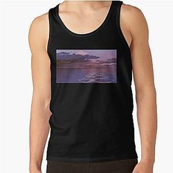 Spirited Away Railroad Nighttime Aesthetic Poster Tank Top RB2907