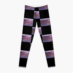 Spirited Away Railroad Nighttime Aesthetic Poster Leggings RB2907