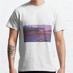 Spirited Away Railroad Nighttime Aesthetic Classic T-Shirt RB2907