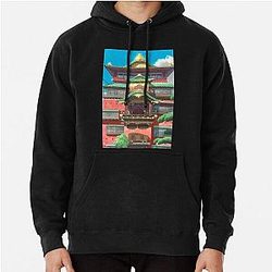 Spirited Away Wall Art Pullover Hoodie RB2907