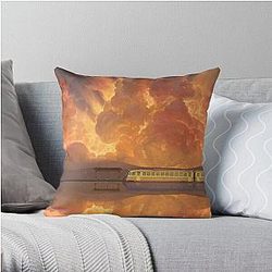 Spirited Away Landscape Train Aesthetic Throw Pillow RB2907