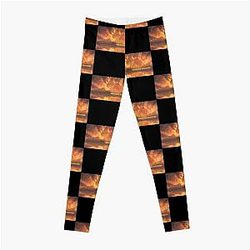 Spirited Away Landscape Train Aesthetic Poster Leggings RB2907