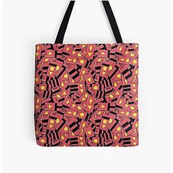 Spirited Away Inspired Bath Token Pattern All Over Print Tote Bag RB2907